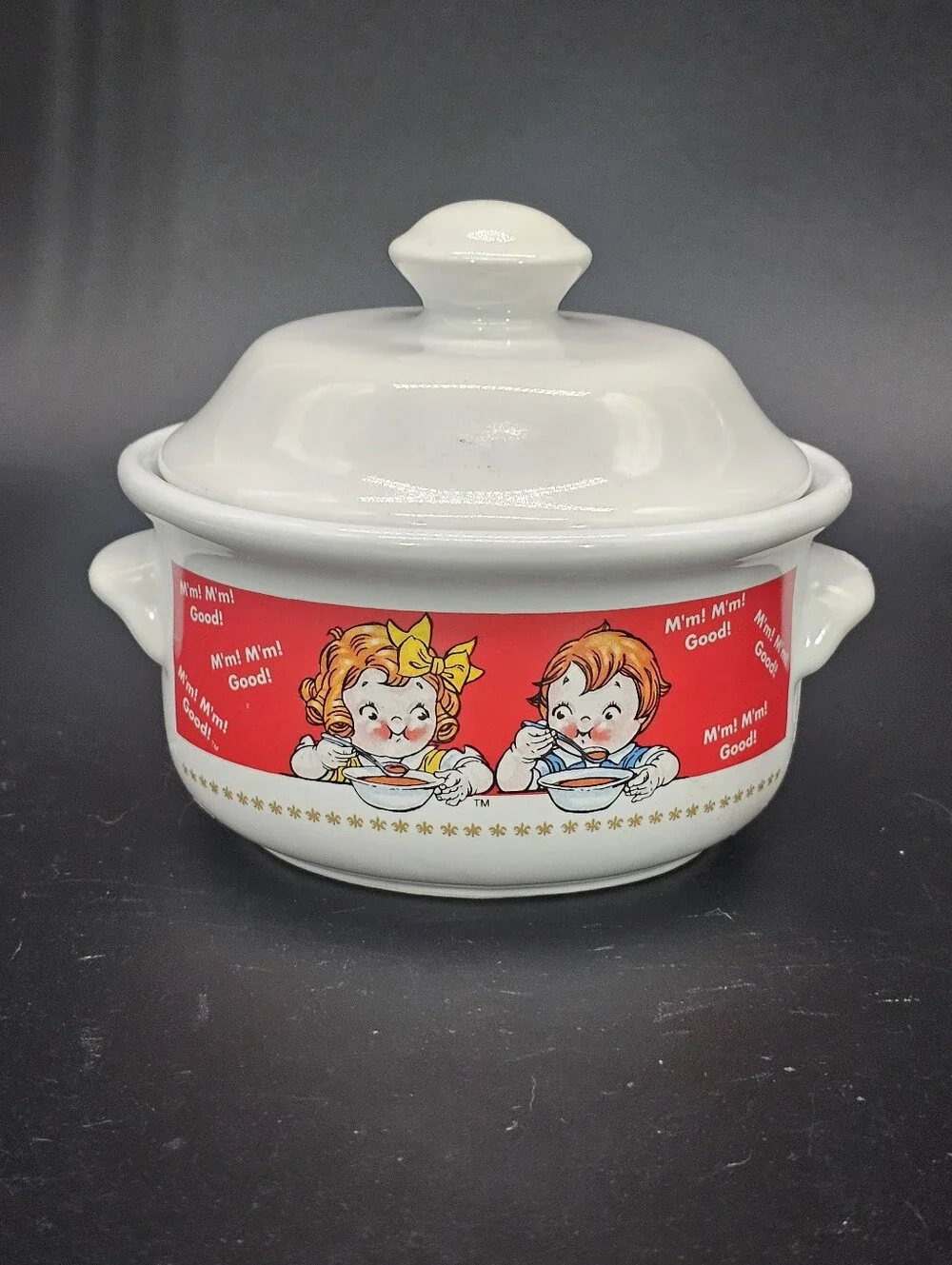 Vintage 1998 Campbell's Kids Covered Soup Bowl